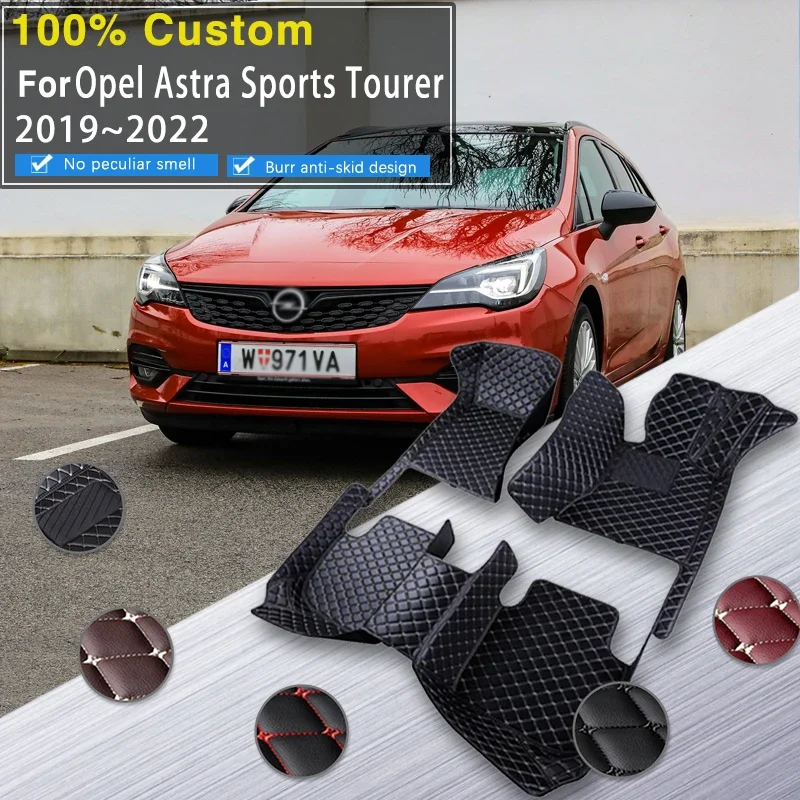 

Quality Car Mats For Opel Zafira Sports Tourer B16 2019 2020 2021 2022 Leather Car Floor Mat Alfombra Para Auto Car Accessories