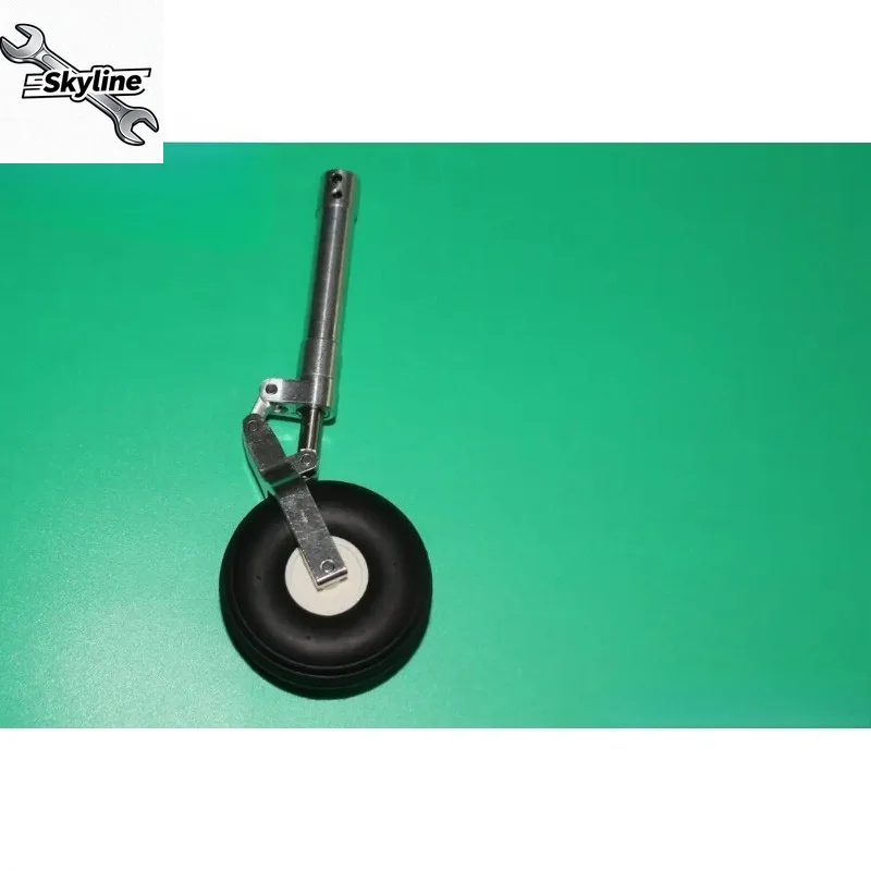 RC Airplane Part 120-210mm Damping Kneeling Landing Gear with Wheel Worm Shock Tripod Suitable for 3-5kg RC Aircraft EDF Plane
