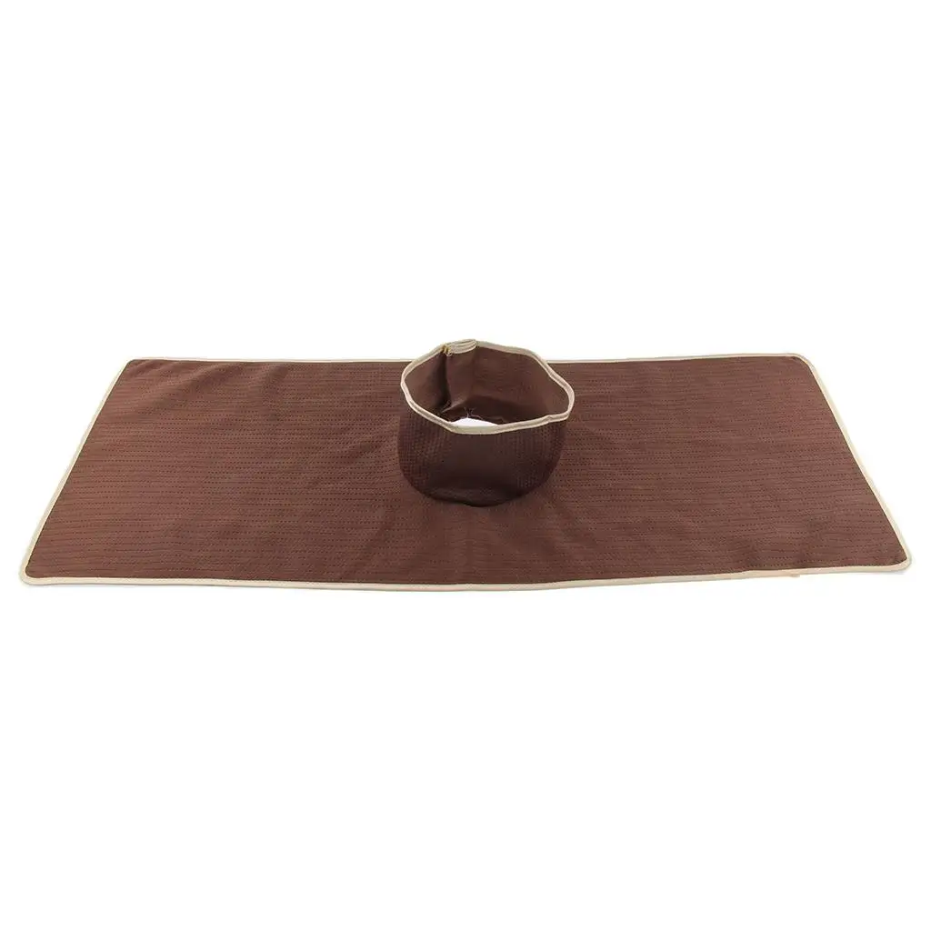 Beauty Salon Reusable Massage Bed Table Pad Sheet Cover with Hole