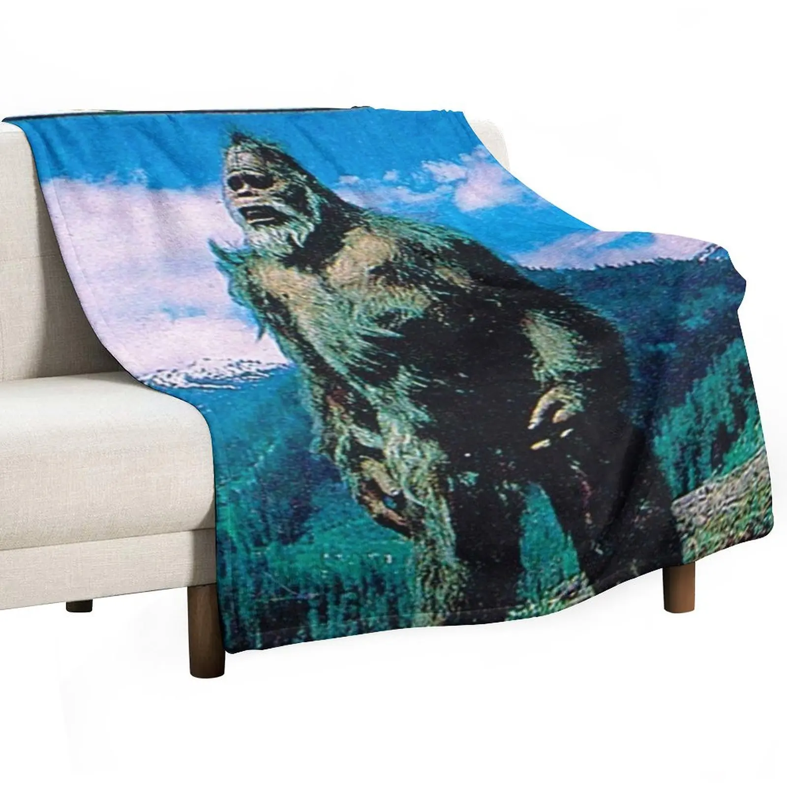 Call of the Wild - Harry and the Hendersons Throw Blanket blankets and throws Blankets Sofas Of Decoration Travel Thin Blankets