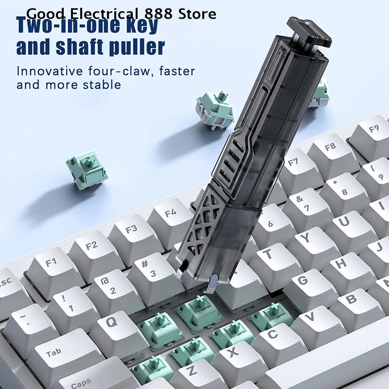 

2 In 1 Multi-Purpose Mechanical Keyboard Key Cap Puller Universal Keycap Shaft Remover Button Extractor Keyboards Accessories