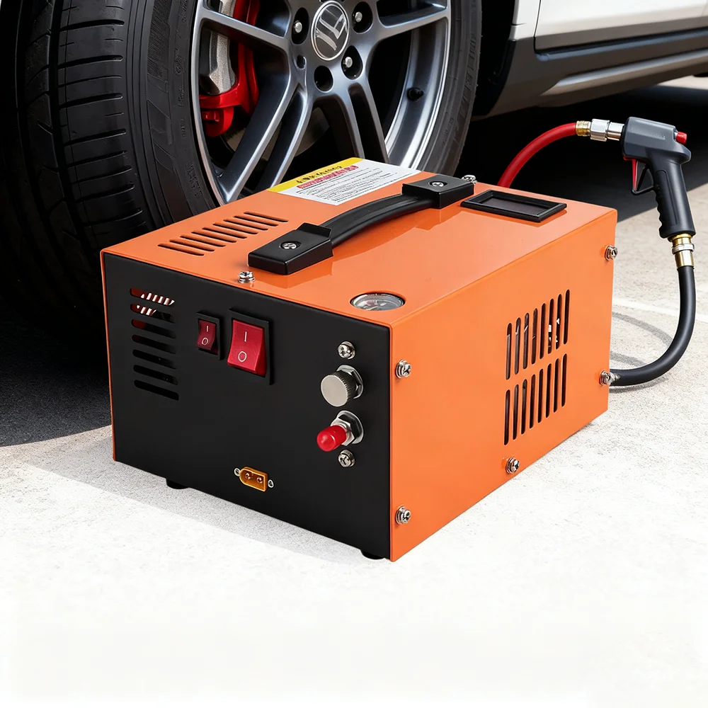 12 V 4500 PSI 300 Bar 30 MPa Luft Automobil Kompressor Pumpe 220 V Transformator Hochdruck Inflator Hochdruck Luftpumpe
