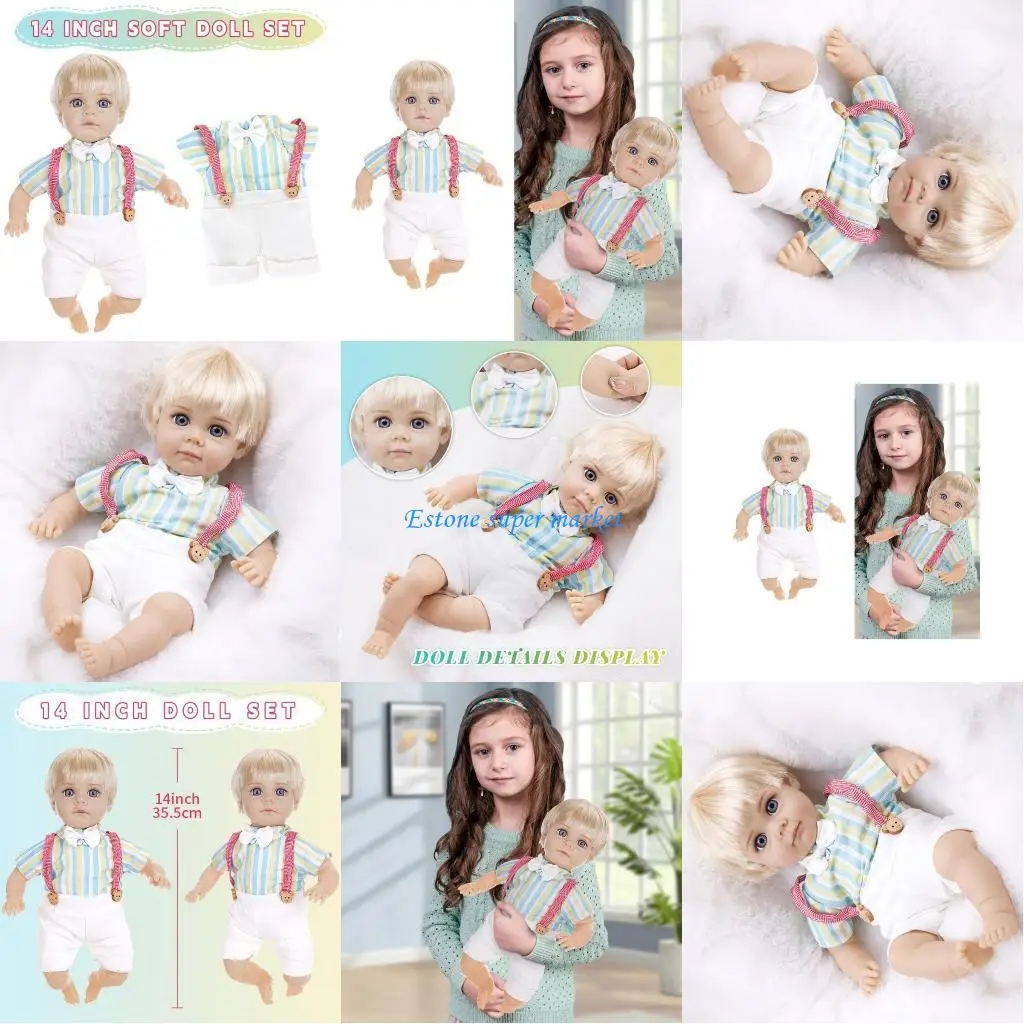 

090B Универсальный мягкий аксессуар для куколки для детей от 18 месяцев с нежным ароматом ванили и глазами для сна, ежедневное