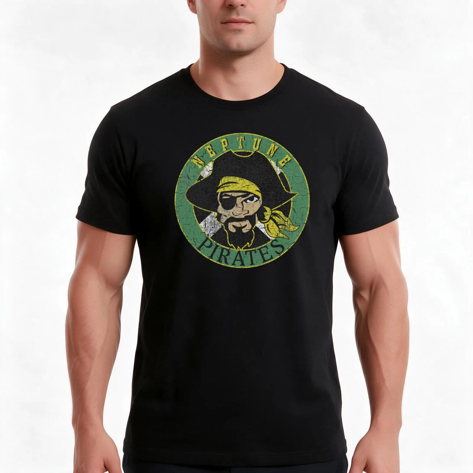 Neptune Pirates - Veronica Mars T-Shirt, Summer Casual Cotton Tee, Oversized Streetwear Tops, Vintage Graphic Print, 100% Cotton