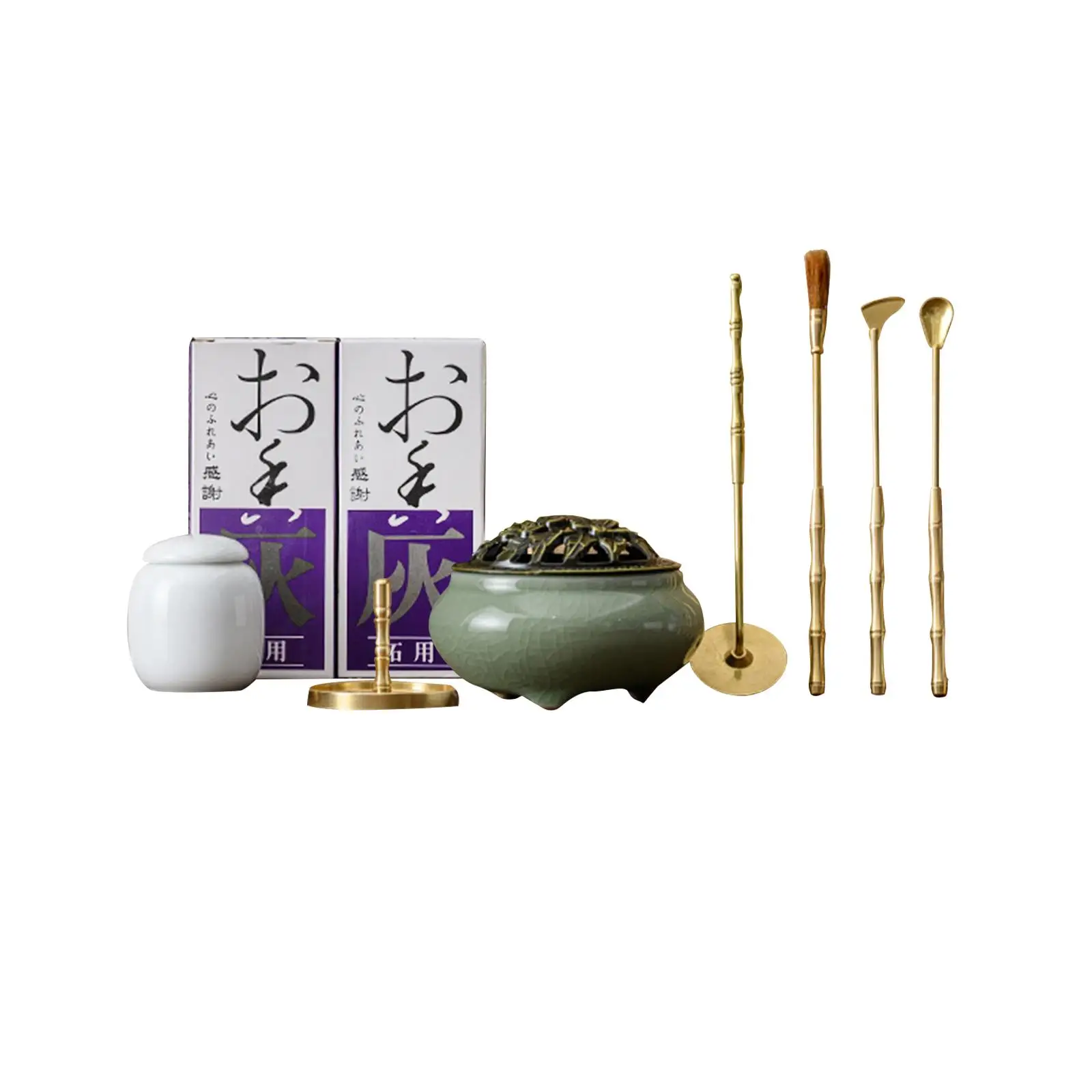 Serene Copper Incense Burner Kit for Tranquil Meditation Spaces