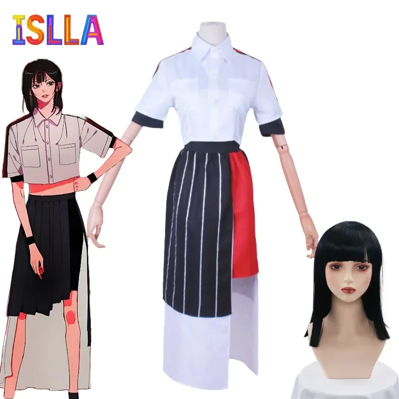 Anime Agent of Time Qiao Ling Time Agent Shirt T-shirt Anime Cosplay Costume Half-length Skirt Blouse Fashion Commuter Outfit