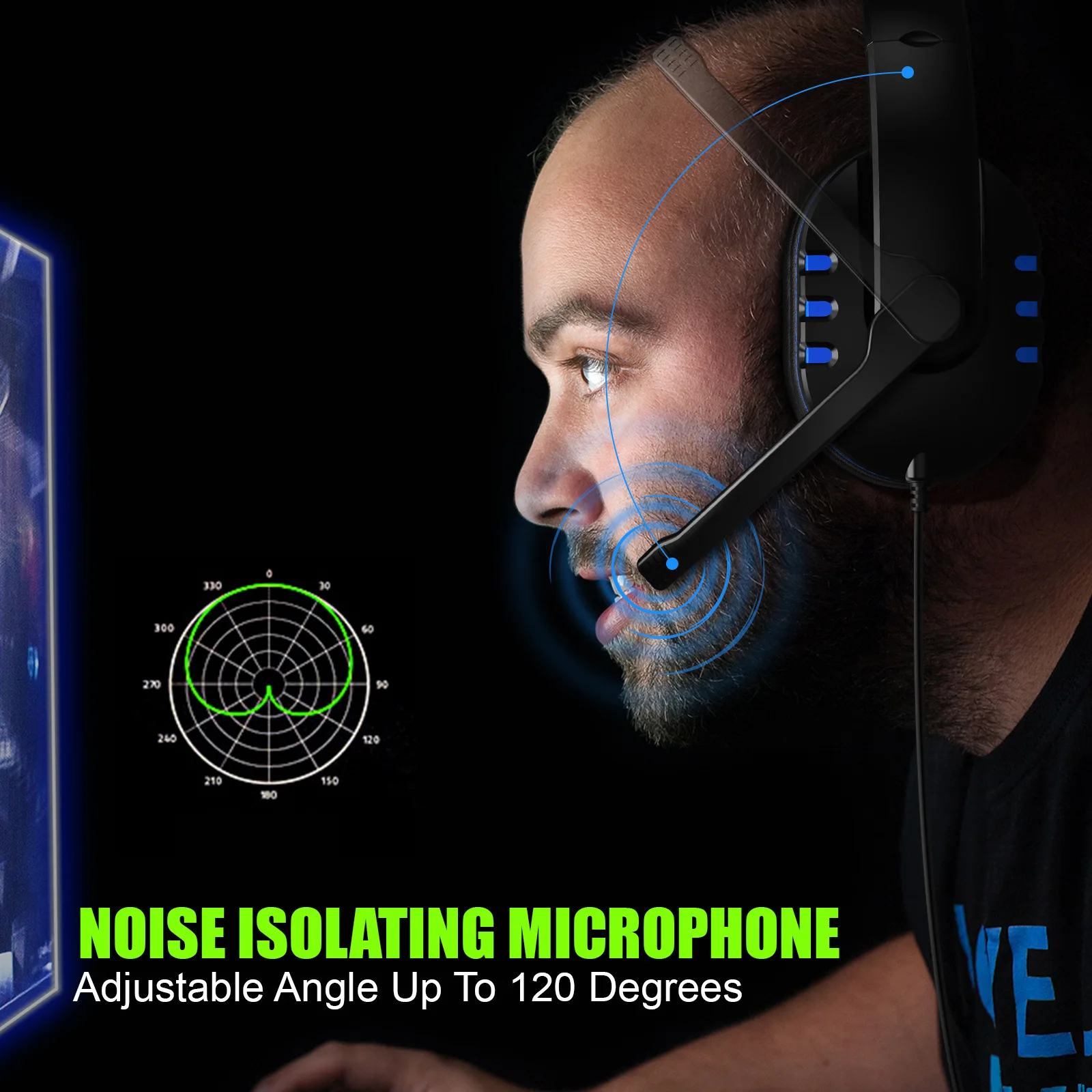 SW-782 Gaming esports Headset Computer wired headset Headset Light up headset adjustable HIFI Stereo Gaming Headset