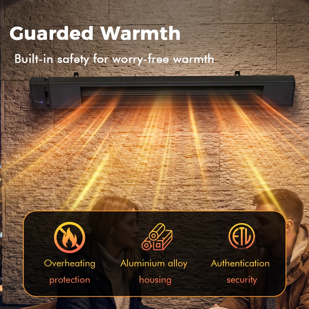 Most Popular Guangdong Home Outdoor Infrared Panel Patio Heaters