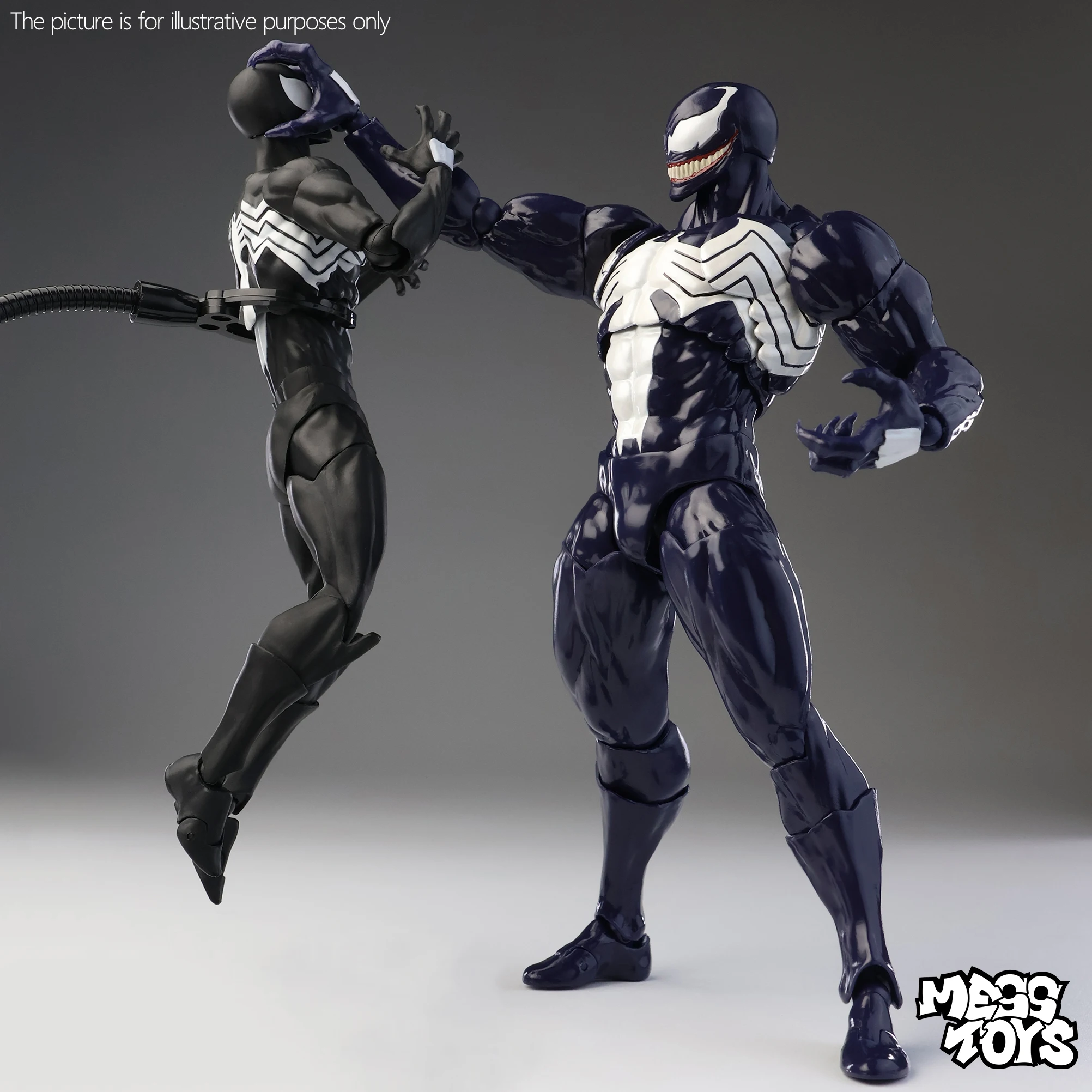 new-mess-toys-venom-lethal-neighbor-spider-man-symbiotic-black-suit-messtoys-spiderman-anime-action-figure-model-doll-gifts-toys