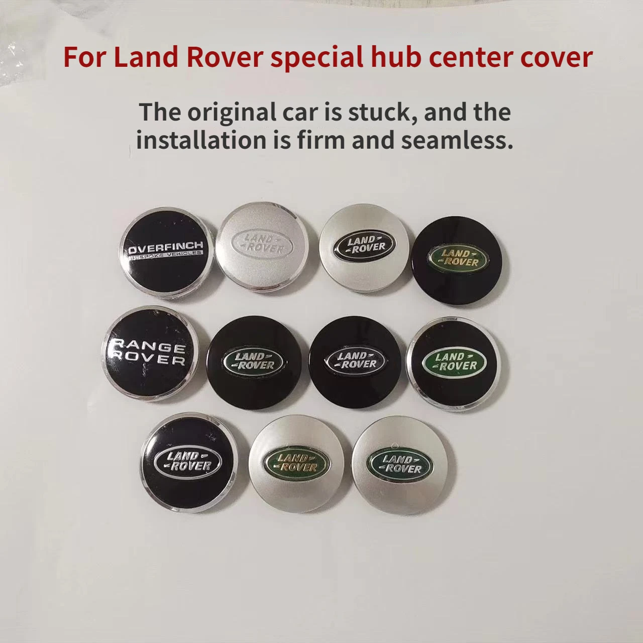 4 قطعة 62 مللي متر عجلة مركز محور قبعات غطاء شعار شعار لاند روفر رينج روفر LR2 LR3 LR4 رينج الرياضة تركيبات الديكور #1