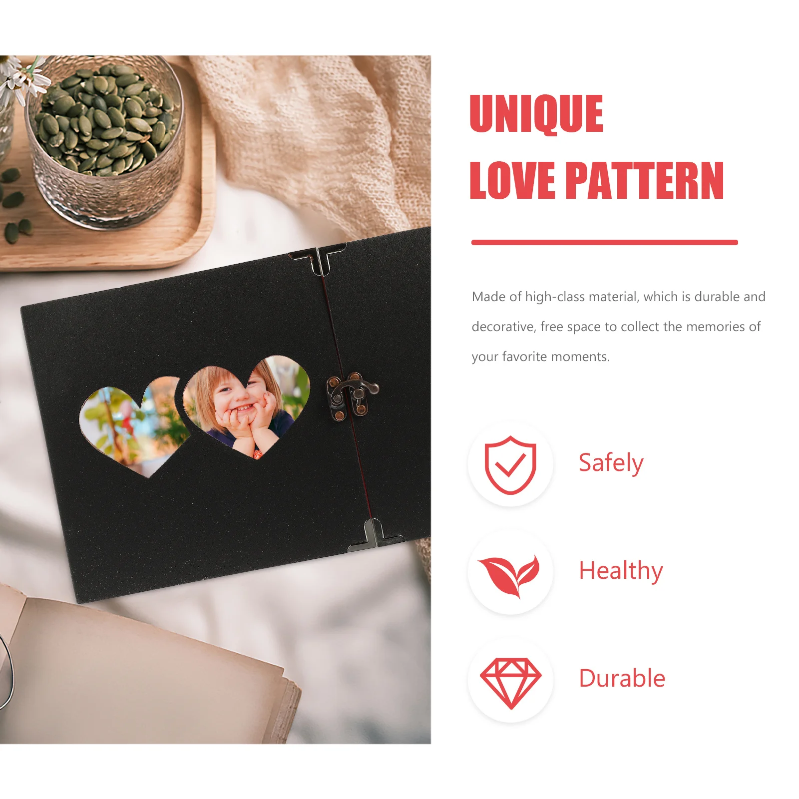 

Scrapbook Album Refill Decorative Photo Book DIY Lightweight Picture Holder School Photo Organizer Novelty Picture Holder