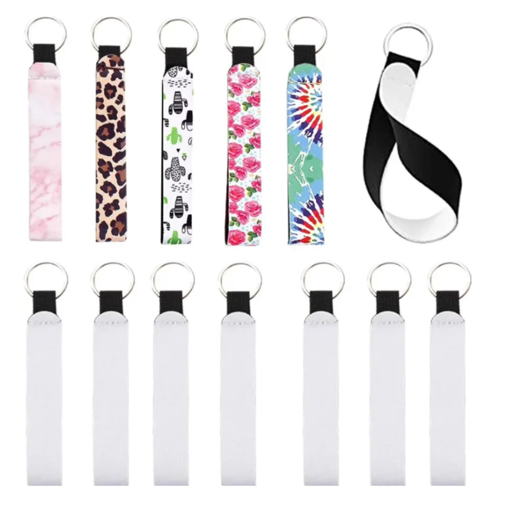 Sublimation Blank Neoprene Keychain Decorative Backpack Ornament  Creative Backpack For Thermal Transfer Print