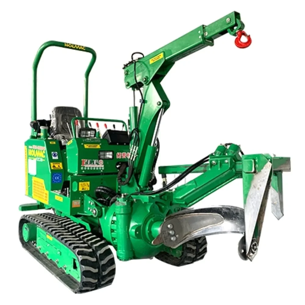 Fully automatic tree shovel excavator tree spade transplanter  transplanting machine  tree digging machine   digging tool