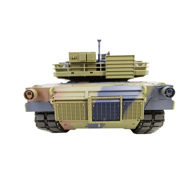 Kunststoff 2,4 G Henglong 1/16 M1A2 Abrams RTR RC Panzer TK7.0 Mainboard 3918 Elektrokettenwagen Barrel Recoil 320 Grad Turm