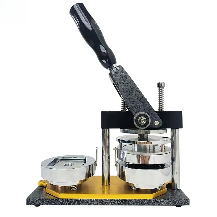 Custom Metal Button Maker Machine Professional Manufacturer Commercial Pin Badge Making Equipment Supplier