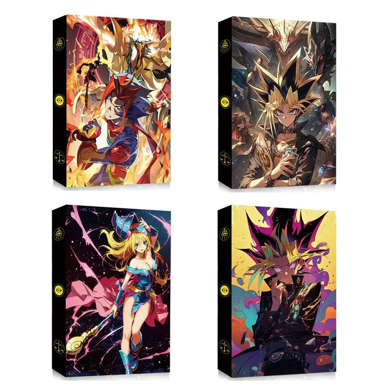 Neues Yu-Gi-Oh Kartenalbum Kreatives Modell-Sammelalbum mit 4 Fächern 30 Seiten für 240 Karten Sammelkarten-Buch