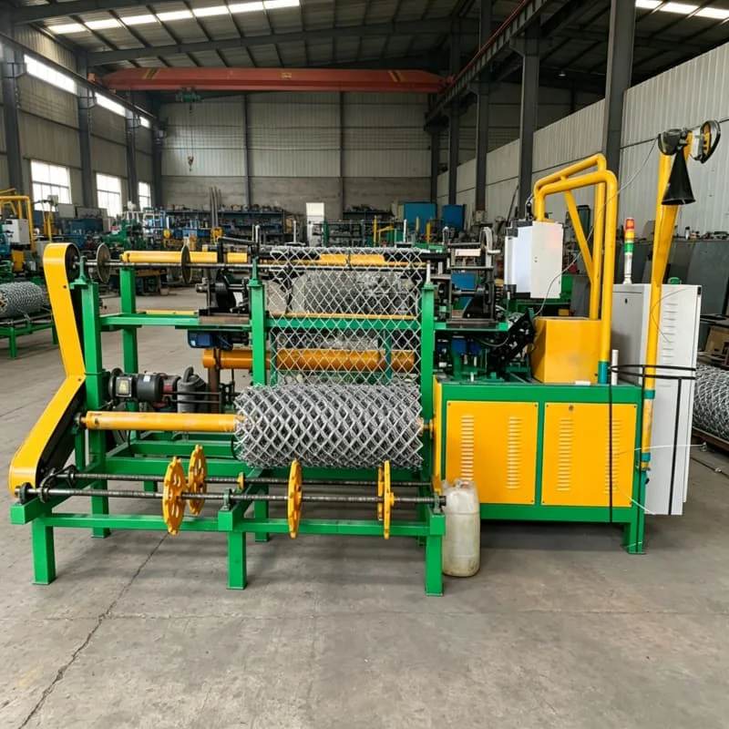 Wire Fence Making Machine Chain Link Mesh Equipment Customized for Industrial Area Fencing with Smooth Output