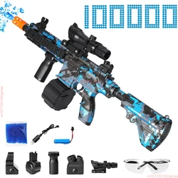 Nuovo manuale elettrico 2 IN 1 Gel Splatter automatico Splatter Paintball pistola giocattolo attività all'aperto giochi pistola softair per esterno