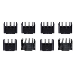 Electric Clipper Accessories,8Pcs Cut Clipper Limit Comb Guide Attachment Size Barber Replacement(1Mm,1Mm,2Mm,3Mm)