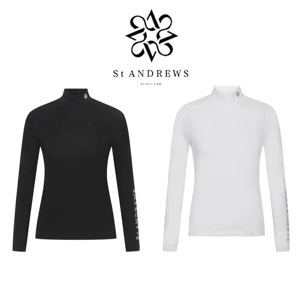 ST ANDREWS Simple Knitted Sweater! V-neck for Women! Luxury Style, Golf, New Sportswear for Autumn, Full of Charm! ” STANDREWS