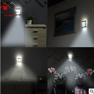 Rechargeable Night Light with Motion Sensor LED Wireless Wall Lamp Night Auto On/Off for Kid Hallway Pathway Staircase 18650