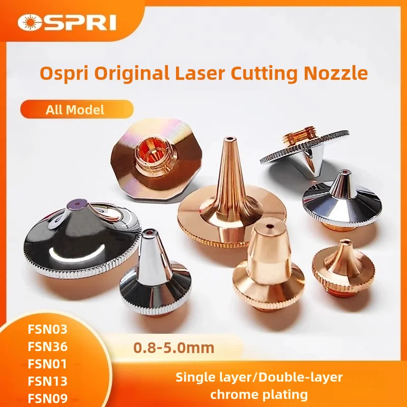 Ospri Laser Cutting Nozzle D15 D28 Single/Double Layer Fiber Laser Cut Machine Accessories FSN03 FSN36 FSN20 FSN01 FSN13 FSN09