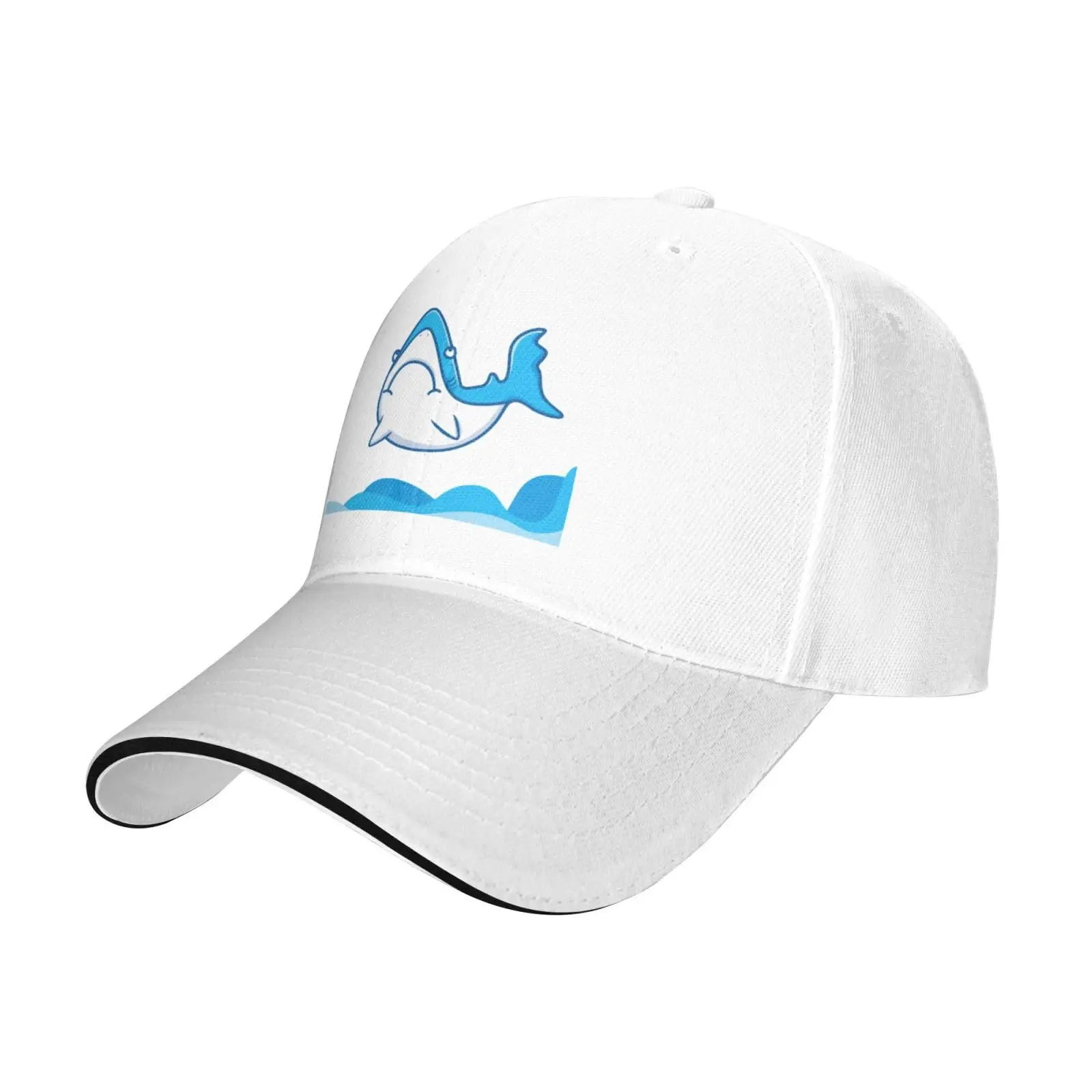 

Cute Shark Jumping Baseball Cap Women Men Hat Adjustable Outdoor Baseball Caps Sun Hat