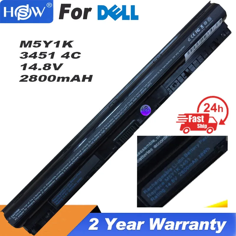 2800MAH 40WH M5Y1K Battery For Dell Inspiron 15 3000 series 15-3551/3552/3567 15 5000 series 5551/5552/5555/5558/5559 Laptop