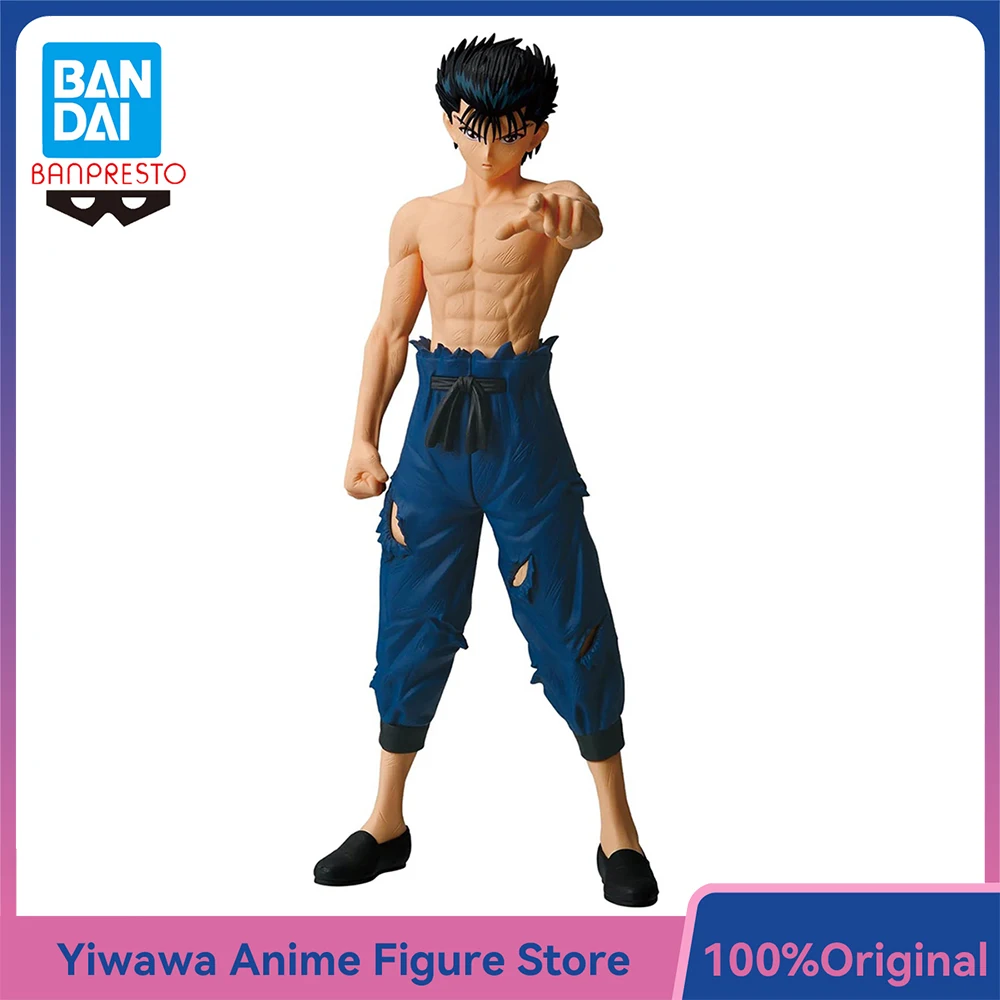 

In Stock Banpresto Urameshi Yuusuke Anime Figure Yu Yu Hakusho Maximatic Seriews Original Collectible Model Toy Deks ornaments