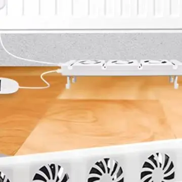 Airflow 50CFM 85m h Smart Radiator Booster for ce Certification ERP Certification Flame Retardant Certification Sustainability