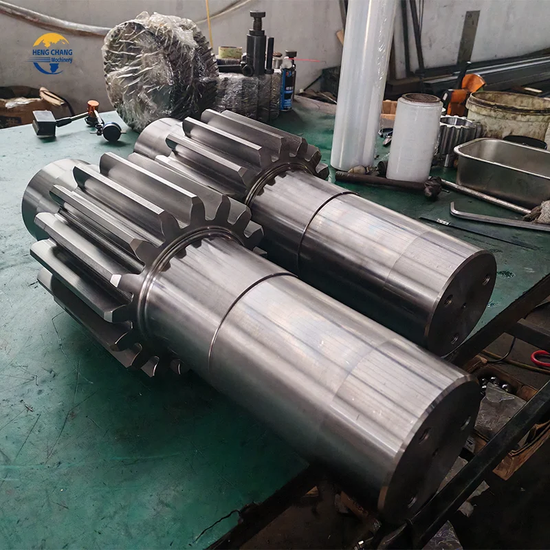 Gear Shaft Custom Drive Steel Shaft for Industrial Machinery Power Transmission Equipment CNC Machined Shaft
