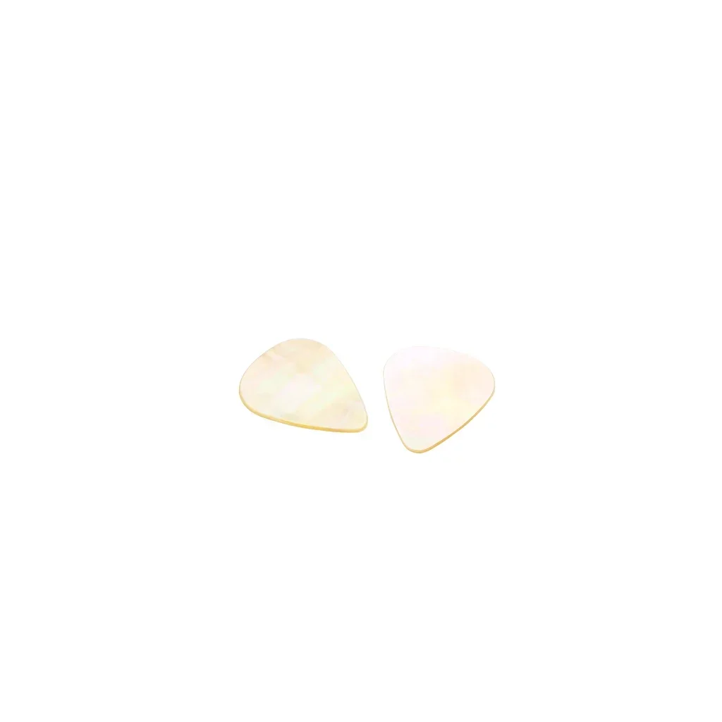 

2 pack Electric Guitar/Ukulele / Bass picks White shell Music Instrument Parts & Accessories