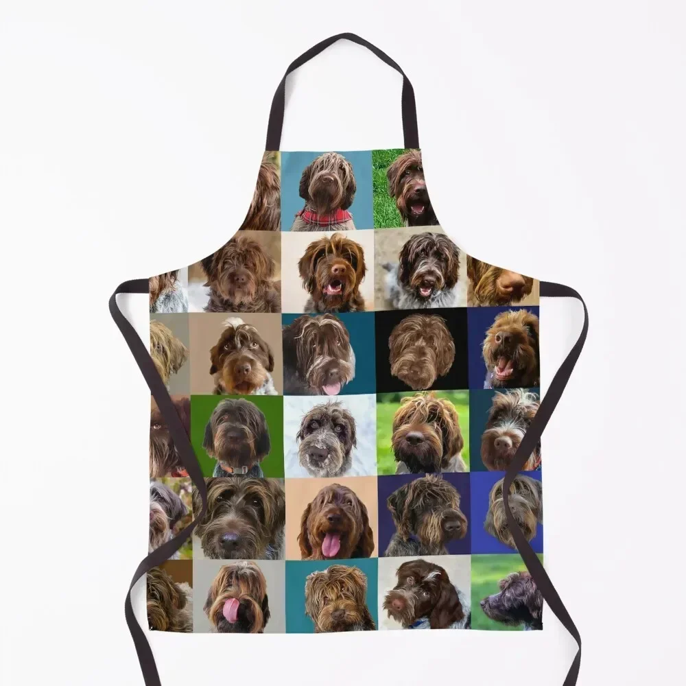 

GRIFF PUZZLE Django and Hildi Apron Cute Kitchen beauty master Kitchen For Men Hairdresser Apron