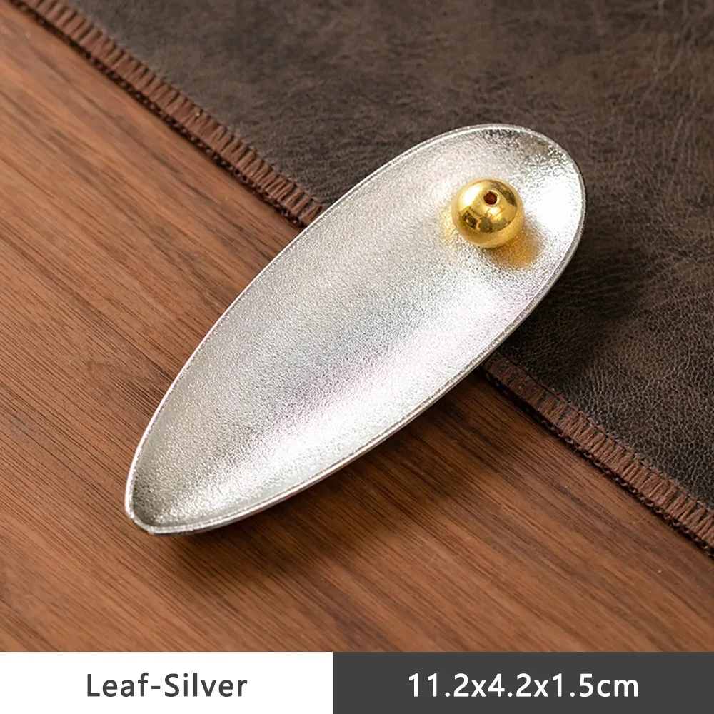 Simple Alloy Incense Holder Multi-Hole Lotus Shape Lotus Censer Decorative Incense Burner Temples Home Office