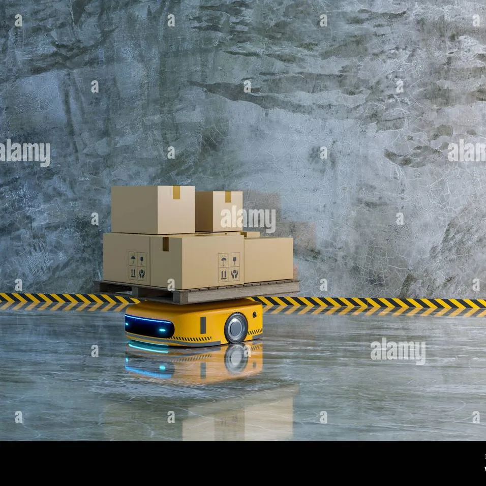 Clamping Forklift Warehouse Automatic Logistics Robots Agv Robot Warehousing Logistics Handling  Unmanned Transportation view 5