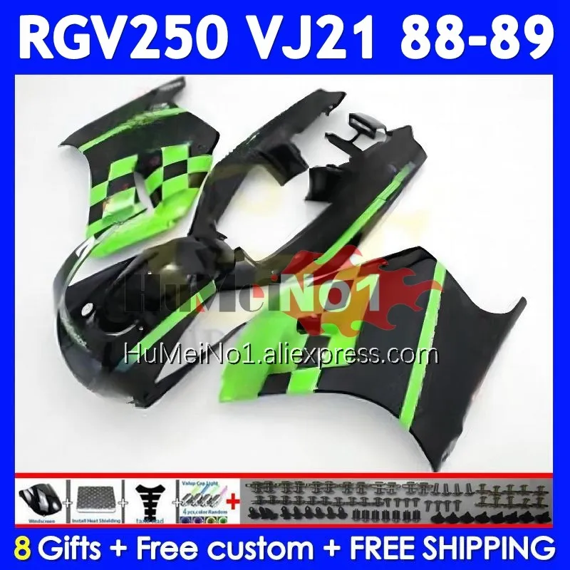 Body Kit For SUZUKI SAPC VJ21 RGV250 RGVT250 VJ 21 88-89 108No.28 Movistar hot RGV-250 RGV 250 RGVT-250 88 89 1988 1989 Fairing