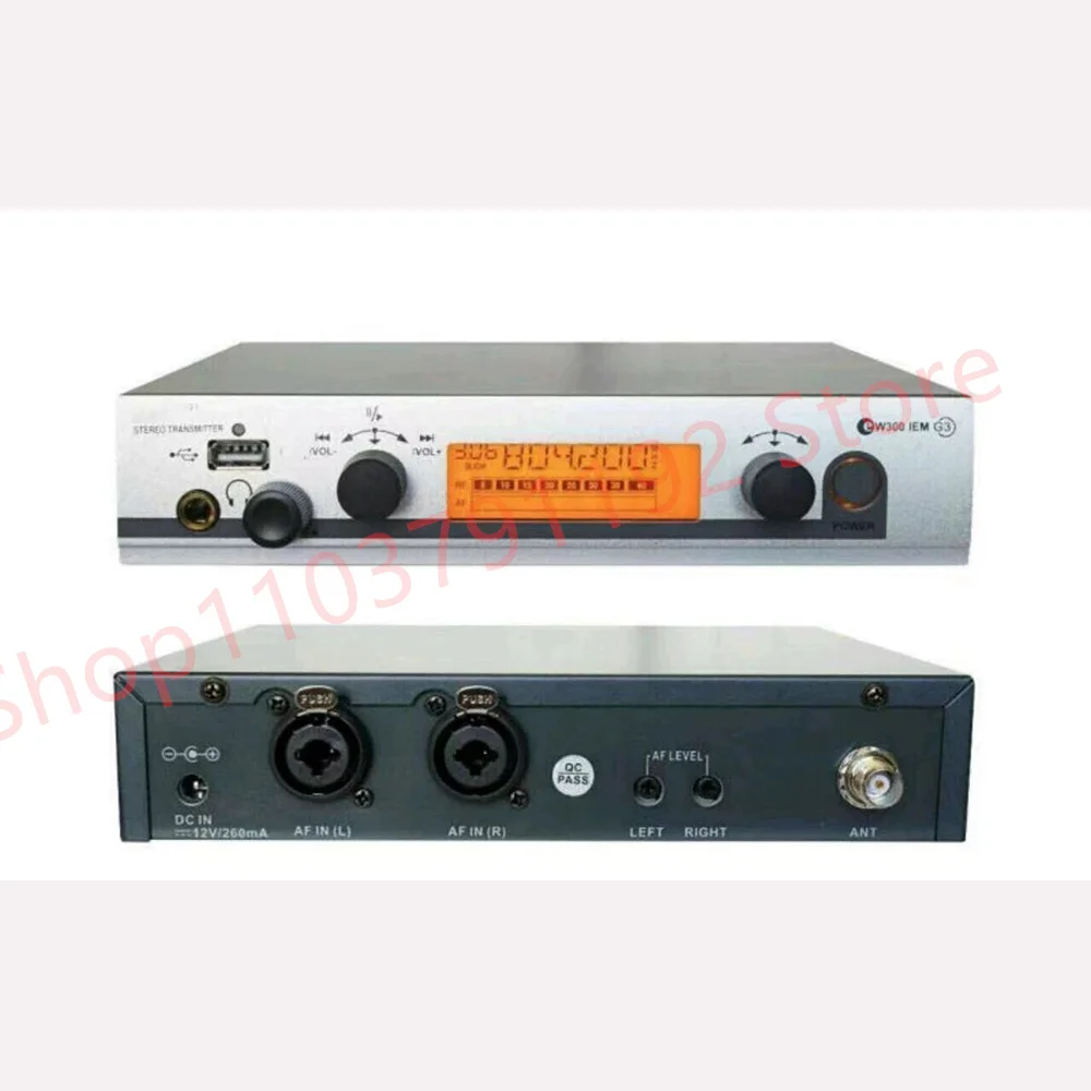 Wireless stage monitoring headphones - a wireless headphone for live stage performance monitoring W300 IEM G3