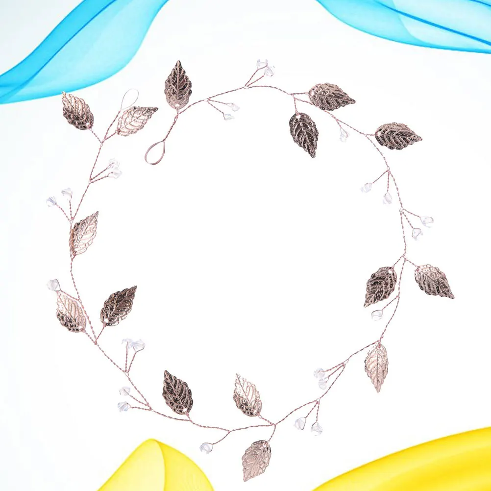 

Pearl Leaf Headband Elegant Bridal Headdress For Wedding Party Prom Evening Hair Accessories Women Bridesmaid Gift