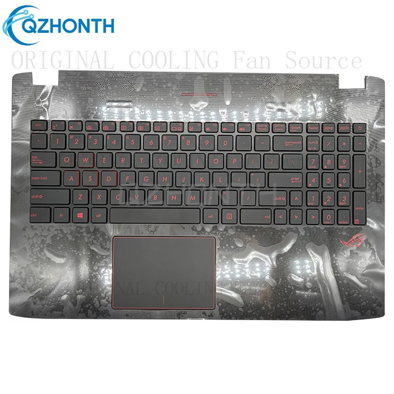 R+  New Palmrest Upper Case Backlit Keyboard For Asus GL552 GL552VX GL552VW GL552VL