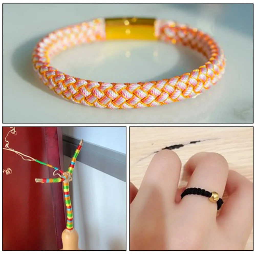 0.8/1.0mm Copper Wires Colorful DIY Beading Wire Cord Thread Jewelry Making Beading Wire Stretch Elastic Cord