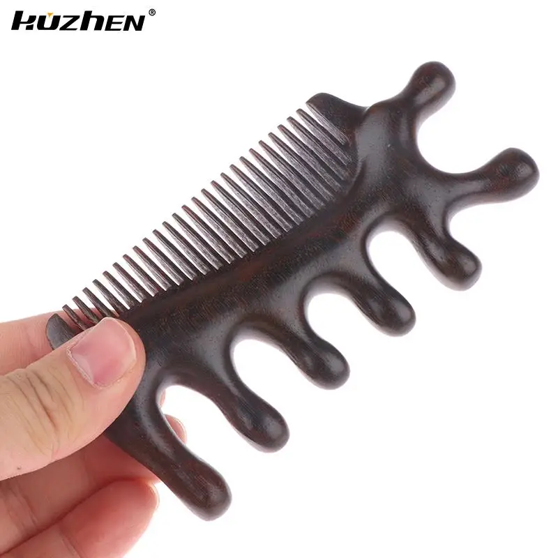 

2 In1 3 In1 Head Meridian Massage Comb Sandalwood Wide Tooth Comb Acupuncture Therapy Blood Circulation Anti-static Smooth New