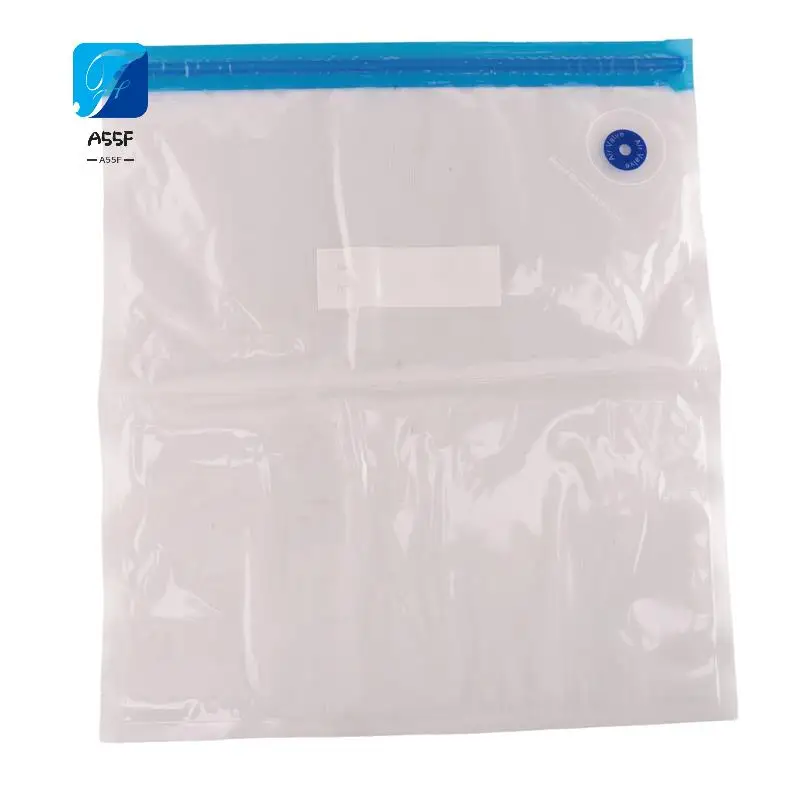 

A55F-5PCS Vacuum Food Storage Zipper Bags For Electric Handheld Vacuum Sealer Pump Reusable Portable Transparent 30 X 34 Cm