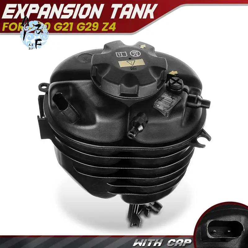 

A13F-Car Engine Coolant Expansion Tank W/Cap For BMW G20 G29 330I Xdrive Z4 L4 2.0L 3.0L 17138610652+17138665638