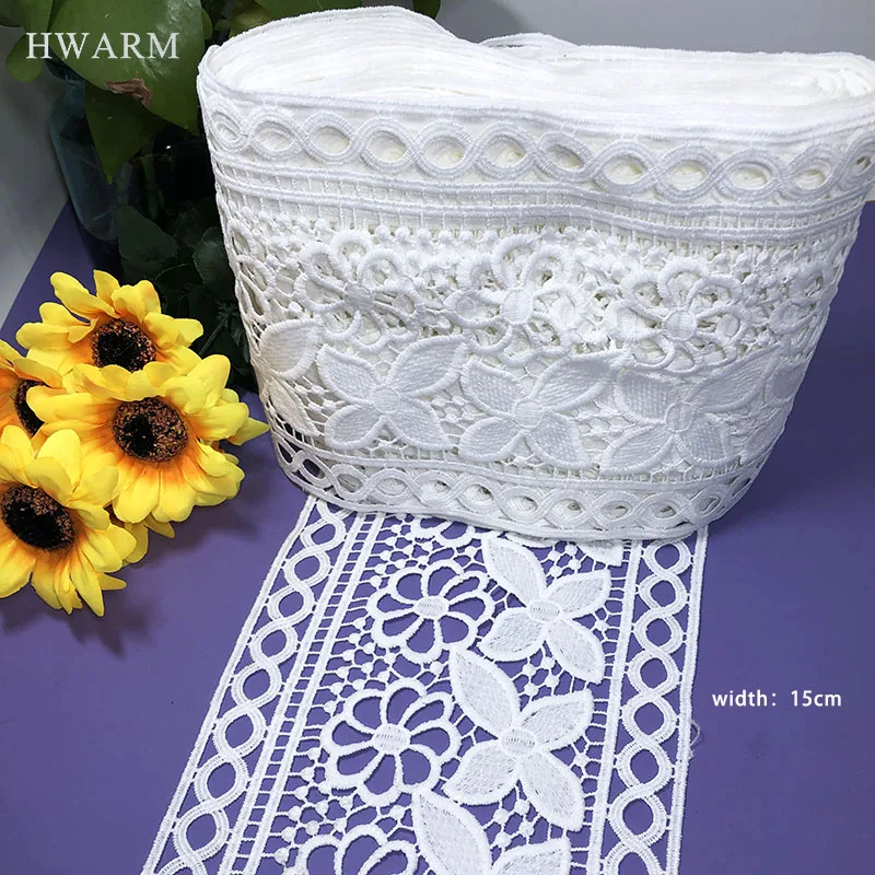 Sewing Accessories Wedding Decoration For Home African Lace Fabric 2022 Diy Handwork Needlework Skirt Trim Curtain Pillow Sheet