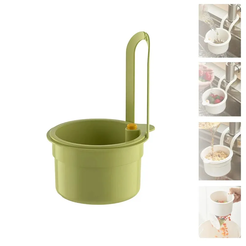 

kitchen accessoriesKitchen Sink Strainer Basket with Faucet Hanging Waste Catcher And Draining Filter Press for Easy Dumping
