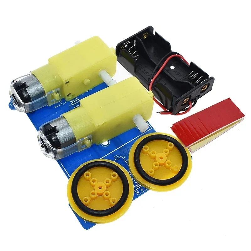 

DIY Kit Smart Patrol Smart Car Kit D2-1 DIY Kit Intelligent Tracking Line TT Motor Electronic Automobile Parts DIY Electronic