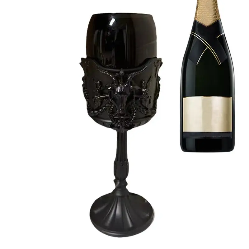 Vampire Wine Glass Raven Dragon Gothic Wine Goblet Style Dark Red Wine Glass Skull Glass Goblet Skull Goblet Creative Glass