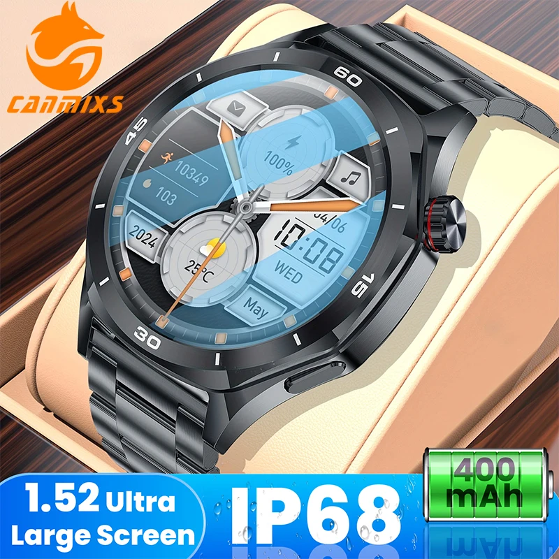 IP68 Smart Watch for Men Women 1.52