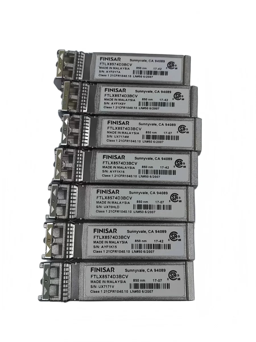 1PCS FTLX8574D3BCV Finisar SFP+ 10G Transceiver 10GB 850NM SFP Fiber Optical Network Module 10G General Purpose Module
