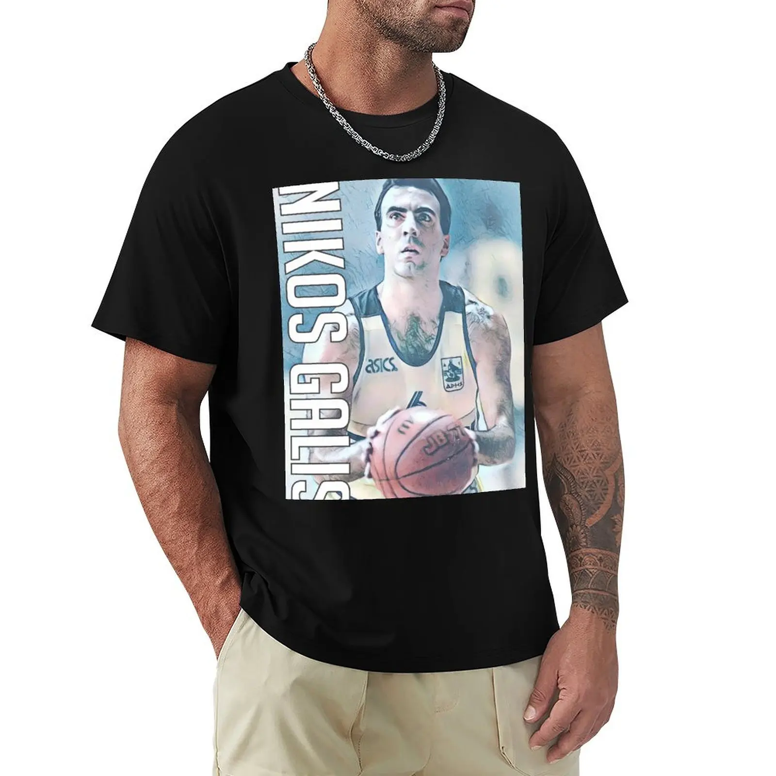 

Nikos Galis2 T-Shirt hippie clothes croswit shirt man mens clothing